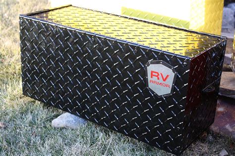 rv metal battery box|lockable rv double battery box.